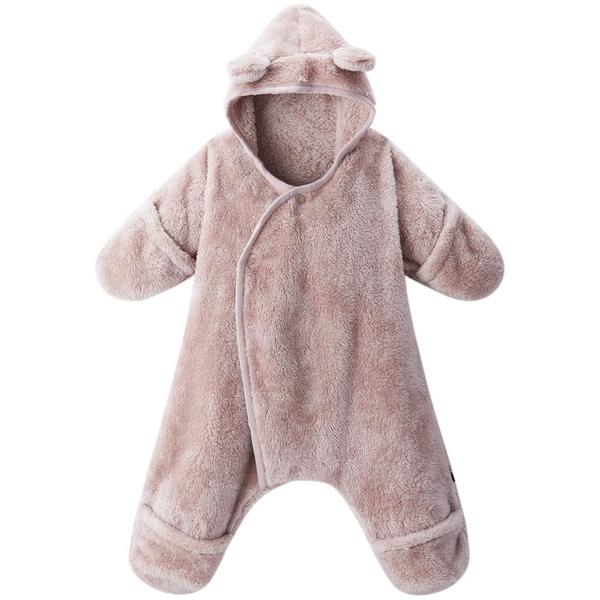 ※このアイテムは返品・交換対象外商品です。ZOZO問い合わせ番号:68261406ショップ:Combi mini，コンビミニブランド:combimini，コンビミニ商品名:ふわふわボアくま耳おくるみ（手足カバー付き）カテゴリ:ママ＆ベビー&...