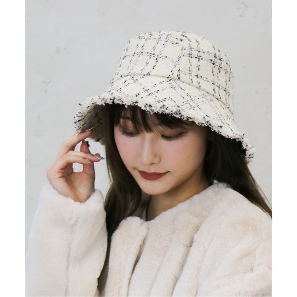 帽子 ハット レディース Per sist ence/パーシエンス　ポリツイードバケットハット レディース メンズ