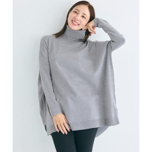 ZOZO問い合わせ番号:68541372ショップ:coca，コカブランド:coca（coca），コカ商品名:テールカットタートルネック ニットチュニックカテゴリ:トップス>ニット/セーターブランド品番:66-220504001-04素...