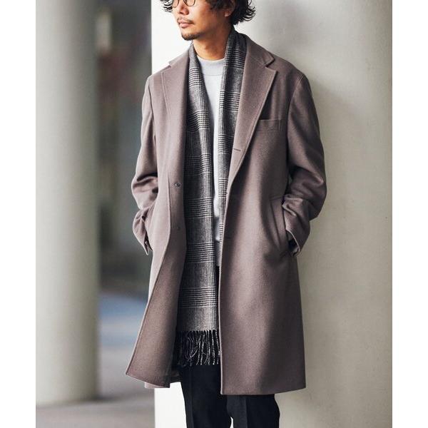 ATON SUPER160S DOUBLE MELTON/リーファーコート レディース】SUPER 160S DOUBLE MELTON SHAWL COLLER COAT