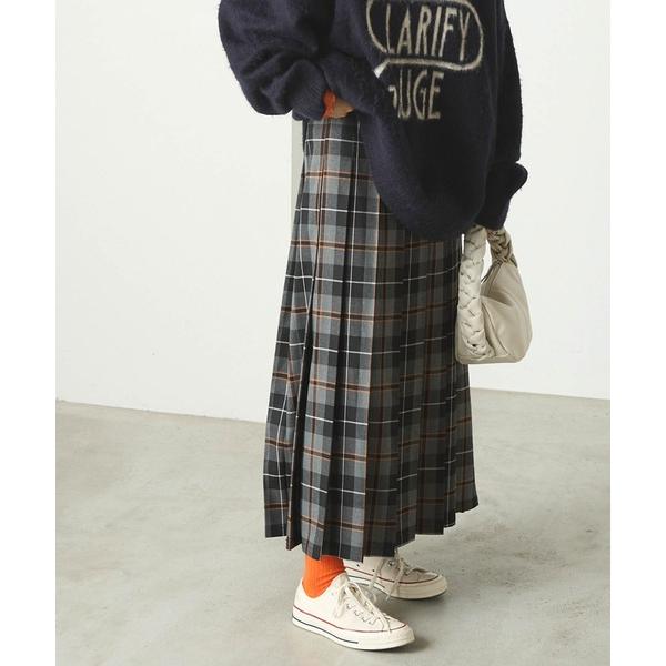 『セール実施中』ZOZO問い合わせ番号:68610584ショップ:MONO-MART，モノマートブランド:forksy.，フォルクシー，MONO-MART，モノマート商品名:【forksy.】チェックプリーツロングスカートカテゴリ:スカート...