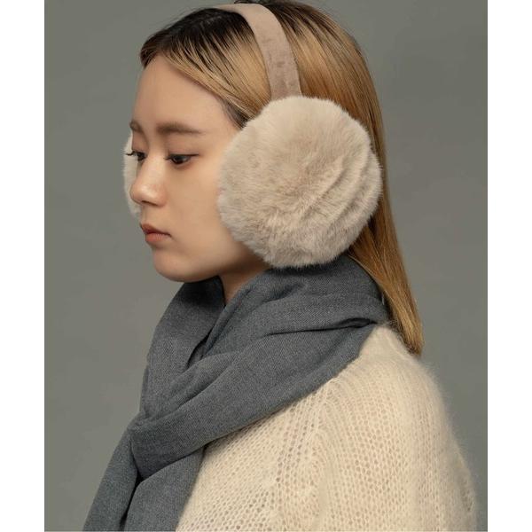 『セール実施中』ZOZO問い合わせ番号:68610892ショップ:ottilie，オティーリエブランド:ottilie，オティーリエ商品名:【折りたたみ可能】コンパクトファーイヤーマフ QLIカテゴリ:ファッション雑貨>イヤーマフブラ...