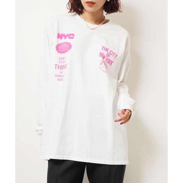 tシャツ Tシャツ NYC collage LONG SLEEVE TEE