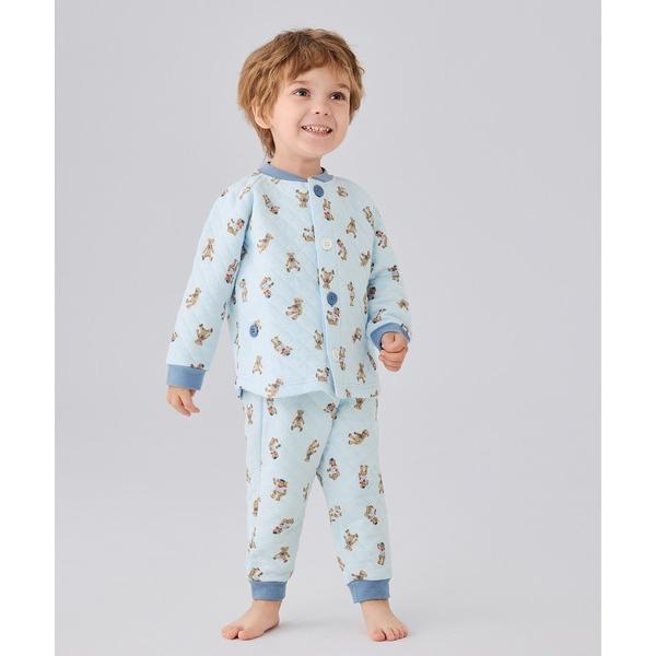 ZOZO問い合わせ番号:68782587ショップ:Combi mini，コンビミニブランド:combimini，コンビミニ商品名:あったかパジャマ（テディベア）カテゴリ:ルームウェア>ルームウェア/パジャマブランド品番:628265素...