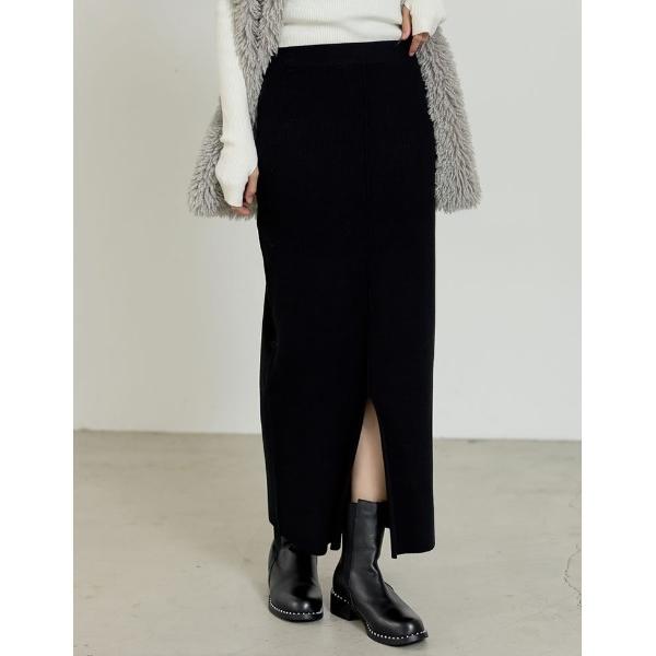 ZOZO問い合わせ番号:68818822ショップ:Re:EDIT，リエディブランド:Re:EDIT，リエディ商品名:[ZOZO限定][新色追加][累計販売枚数8千枚][細見え◎][低身長/大きいサイズ有]前後2WAYリブニットスリットナロー...