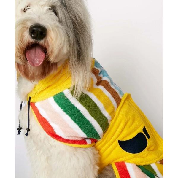 犬 服 PEGGY DOG BATHROBE MULTICOLOR