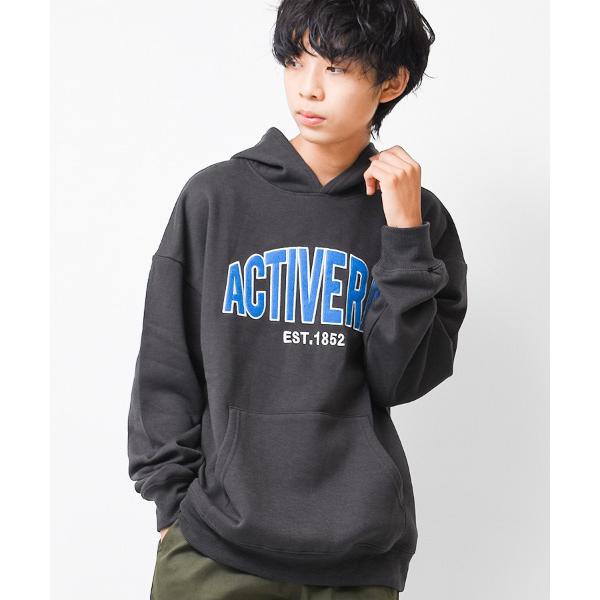 『タイムセール実施中』ZOZO問い合わせ番号:69371366ショップ:SHUSHU，シュシュブランド:RAT EFFECT，ラットエフェクト，SHUSHU，シュシュ商品名:【裏起毛】ロゴアップリケ刺繍フーディーカテゴリ:トップス>パ...