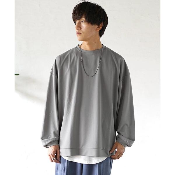 tシャツ 「MinoriTY」とろみ素材スウェット トレーナー 秋服 メンズ レディース