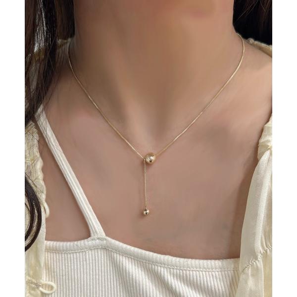 ネックレス 「apres jour clair×ARIAZ」Y字ロングネックレス レディース