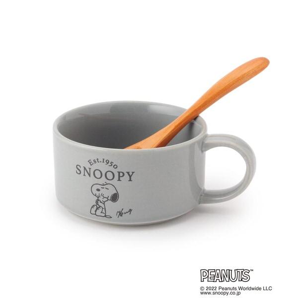 SNOOPY スープカップ＆スプーンセット