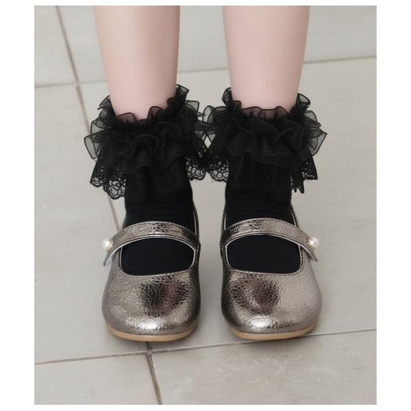 ※このアイテムは返品・交換対象外商品です。ZOZO問い合わせ番号:70128221ショップ:Rora，ローラブランド:Rora，ローラ商品名:ブリーズ ショートソックス (2color) フリル レース フォーマル 靴下  白 黒カテゴリ:...