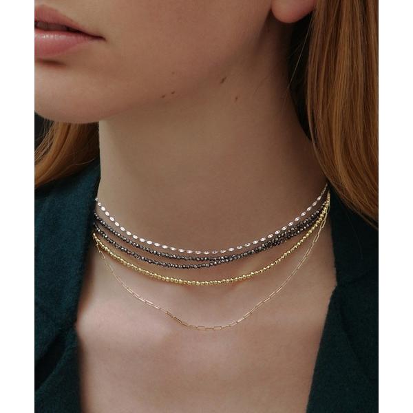 アレルギー対応 ネックレス 「les bon bon」victoria choker / white gold BOB270 レディース