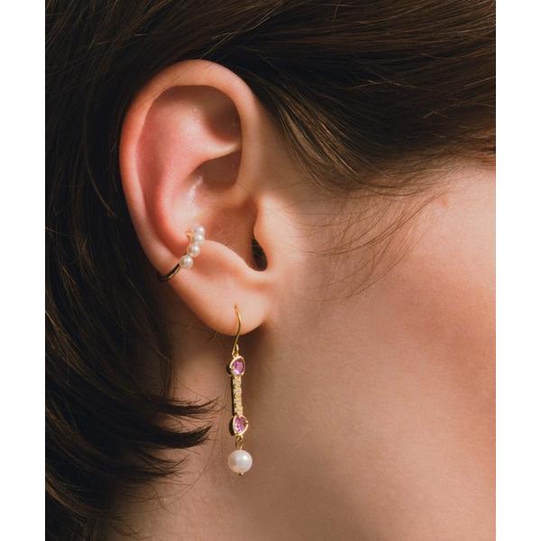 アレルギー対応 イヤーカフ 「les bon bon」lily of the valley earcuff BOB277 レディース