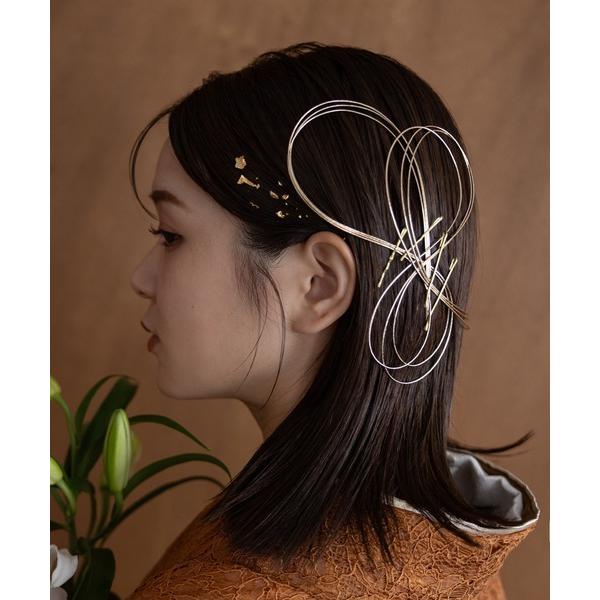 『タイムセール実施中』ZOZO問い合わせ番号:70315748ショップ:ゆかた館グレース，ユカタカングレースブランド:ゆかた館グレース，ユカタカングレース商品名:髪飾り-金箔と水引きセットカテゴリ:水着/着物・浴衣>和装小物ブランド品...