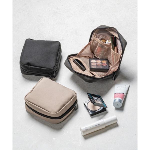 『タイムセール実施中』ZOZO問い合わせ番号:70513213ショップ:MURA，ムラブランド:MURA，ムラ商品名:サスティナブル R-PET 撥水抗菌 中身が一目でわかる スクエア メイク 化粧ポーチカテゴリ:財布/小物>ポーチブ...