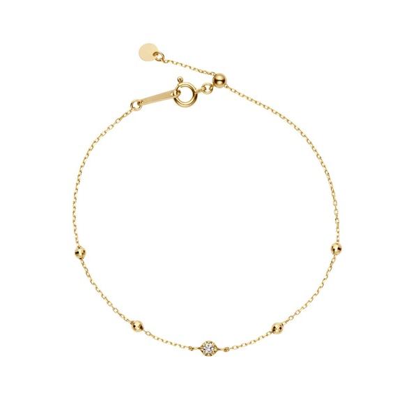 ブレスレット K18 ダイヤモンド ブレスレット レディース