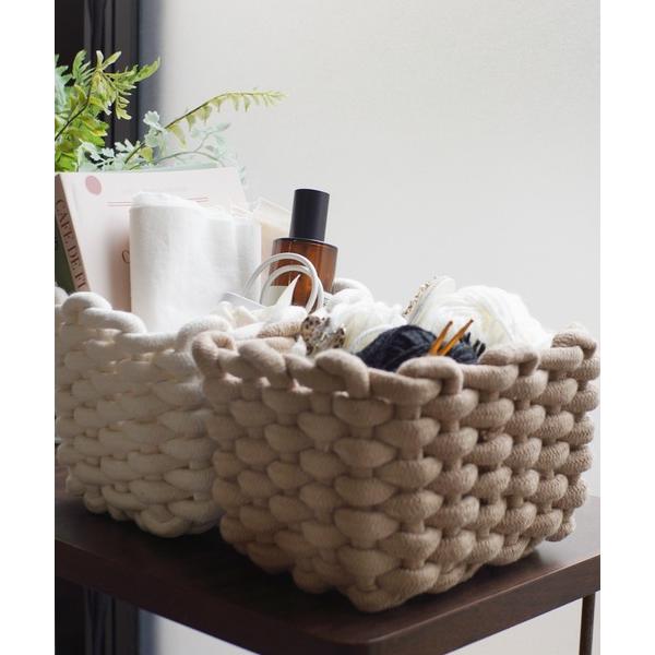 『タイムセール実施中』ZOZO問い合わせ番号:70781214ショップ:RiNc，リンクブランド:ammy.，エイミードット商品名:【 ammy. / エイミードット 】韓国風 シンプル ロープ バスケットカテゴリ:インテリア>インテ...