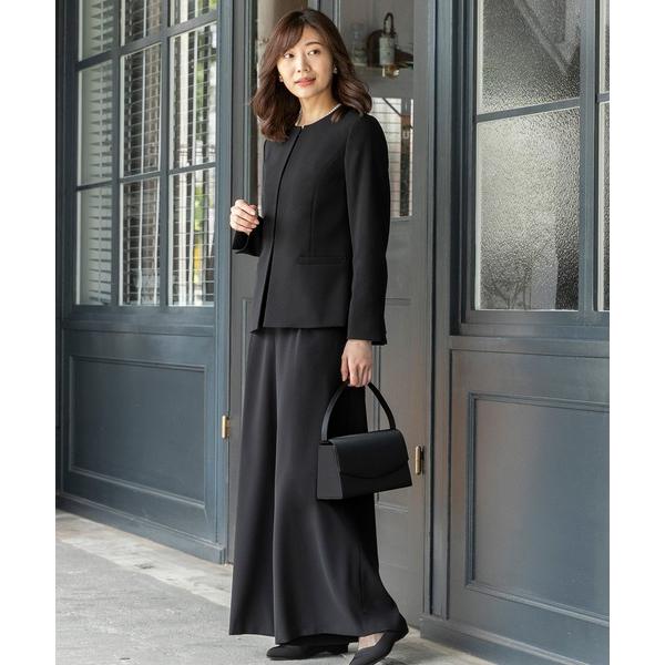 『セール実施中』ZOZO問い合わせ番号:70910539ショップ:CARETTE，カレットブランド:CARETTE，カレット商品名:ジャケット×袖レースブラウス×ワイドパンツ３点セット【喪服・礼服】【卒業式・入学式】カテゴリ:フォーマルスー...