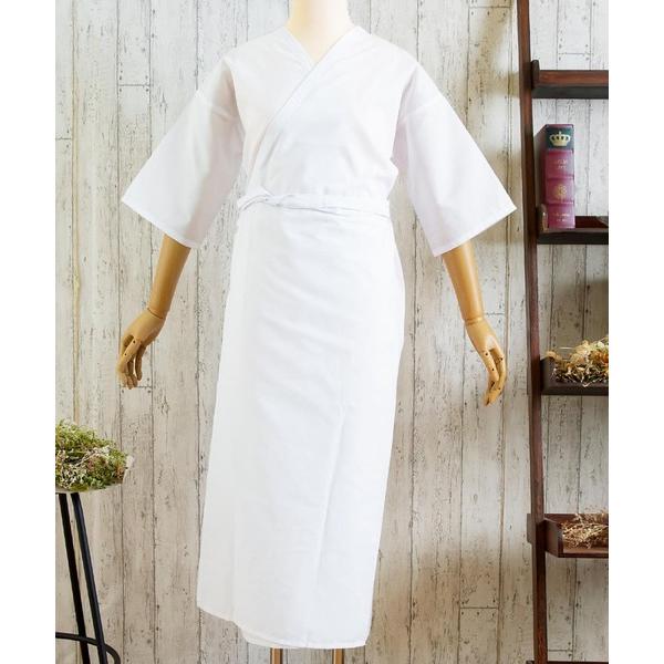 ZOZO問い合わせ番号:70910798ショップ:KIMONOMACHI，キモノマチブランド:KIMONOMACHI，キモノマチ商品名:シンプル肌着 着物・浴衣スリップ 裾除け付き肌襦袢 衣紋抜き付き オールシーズンカテゴリ:水着/着物・浴...