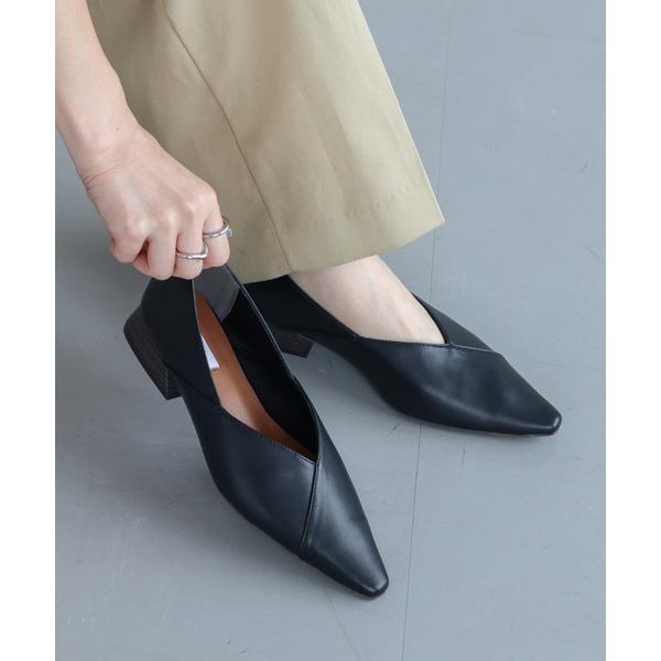 ZOZO問い合わせ番号:70973673ショップ:EVOL，イーボルブランド:EVOL，イーボル商品名:【EVOL】Vカットポインテッドスタックヒールパンプス IU5031カテゴリ:シューズ>パンプスブランド品番:IU5031素材:合...