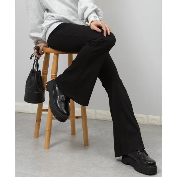 『タイムセール実施中』ZOZO問い合わせ番号:71072151ショップ:me Jane，ミージェーンブランド:pumpkin port，パンプキンポート，meJane，ミージェーン商品名:リブフレアーパンツカテゴリ:パンツ>その他パン...