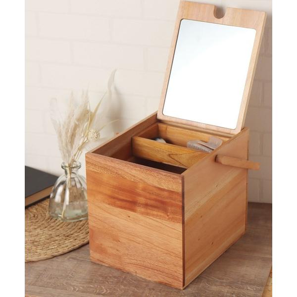 ZOZO問い合わせ番号:71179421ショップ:studio CLIP，スタディオクリップブランド:studio CLIP，スタディオクリップ商品名:マホガニーメイクボックスカテゴリ:インテリア>収納グッズブランド品番:357936...