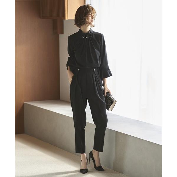 『タイムセール実施中』ZOZO問い合わせ番号:71278887ショップ:RUIRUE BOUTIQUE，ルイルエブティックブランド:RUIRUE BOUTIQUE，ルイルエブティック商品名:【オケージョン対応】パールポイントブラウス＆パンツ...