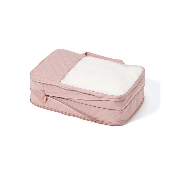 『セール実施中』ZOZO問い合わせ番号:71580293ショップ:Francfranc，フランフランブランド:Francfranc，フランフラン商品名:キルティング 圧縮オーガナイザー ピンクカテゴリ:雑貨/ホビー>トラベルグッズブラ...