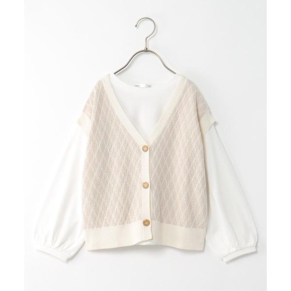 『タイムセール実施中』ZOZO問い合わせ番号:71782683ショップ:ikka LOUNGE，イッカラウンジブランド:ikka，イッカ商品名:ツイード柄ニットベストセット（120~160cm）カテゴリ:トップス>ニット/セーターブラ...