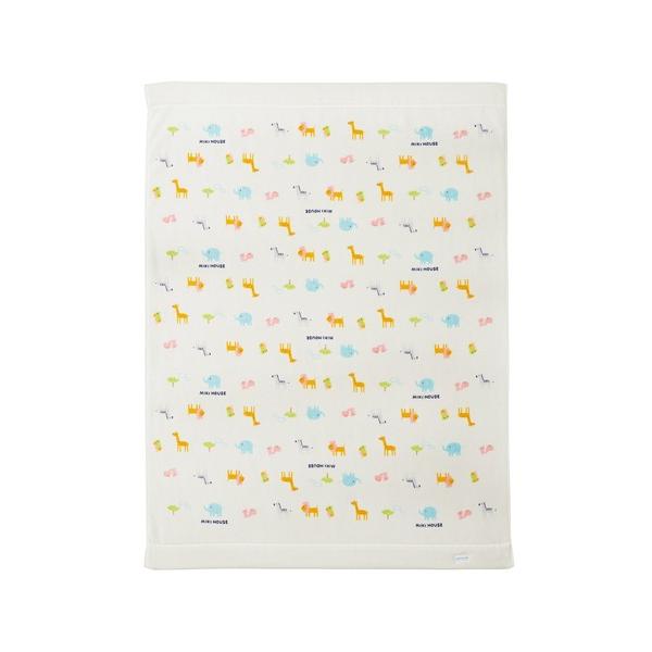 ZOZO問い合わせ番号:72033067ショップ:MIKI HOUSE，ミキハウスブランド:MIKI HOUSE，ミキハウス商品名:どうぶつ柄タオルケットカテゴリ:ママ＆ベビー>ベビー寝具/家具ブランド品番:46-8361-493素材...
