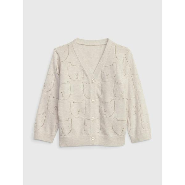 ZOZO問い合わせ番号:72034197ショップ:GAP，ギャップブランド:GAP，ギャップ商品名:ブラナンベア ポインテールVネックカーディガン（ベビー）カテゴリ:トップス>カーディガン/ボレロブランド品番:483013素材:コット...