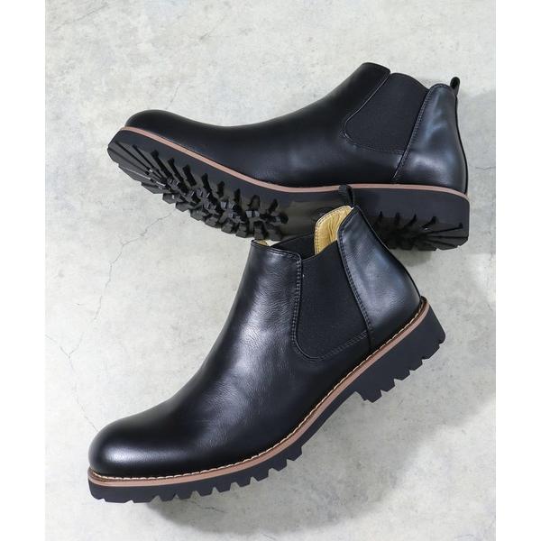 『タイムセール実施中』ZOZO問い合わせ番号:72044441ショップ:Fusione，フュージョンブランド:AAA+，サンエープラス商品名:軽量ソール サイドゴアブーツカテゴリ:シューズ>ブーツブランド品番:2353素材:合成皮革原...