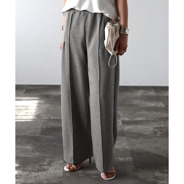 『タイムセール実施中』ZOZO問い合わせ番号:72066633ショップ:Bonjour Sagan，ボンジュールサガンブランド:Bonjour Sagan，ボンジュールサガン商品名:センタープレスストレッチワイドパンツカテゴリ:パンツ&gt...