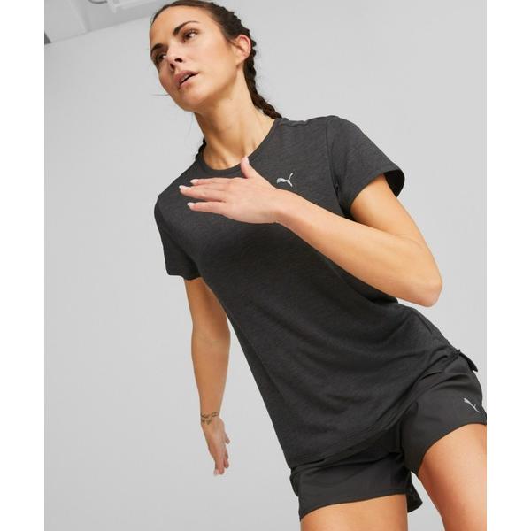 tシャツ PUMA プーマ ウィメンズ ランニング フェイバリット ヘザー 半袖 Tシャツ 2 レディース