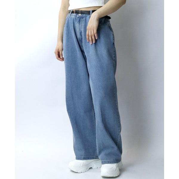 ワイドパンツ ジーンズ 12オンス ヴィンテージライク  デニムパンツ メンズ レディース