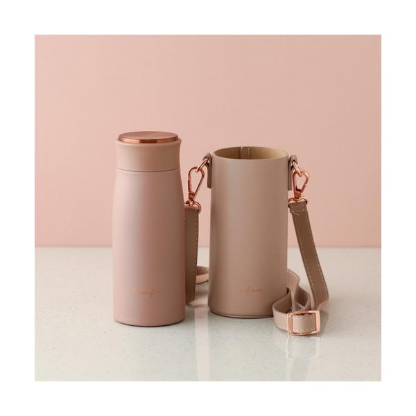 ZOZO問い合わせ番号:72291572ショップ:Francfranc，フランフランブランド:Francfranc，フランフラン商品名:マット ステンレスボトル ホルダーセット 350ml ピンクカテゴリ:食器/キッチン>水筒ブランド...