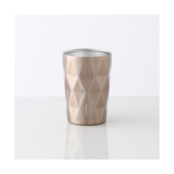 ZOZO問い合わせ番号:72293333ショップ:Francfranc，フランフランブランド:Francfranc，フランフラン商品名:ルースト サーモタンブラー M ダイヤ コッパー 保冷 保温 真空二重構造 ステンレスカップカテゴリ:食...