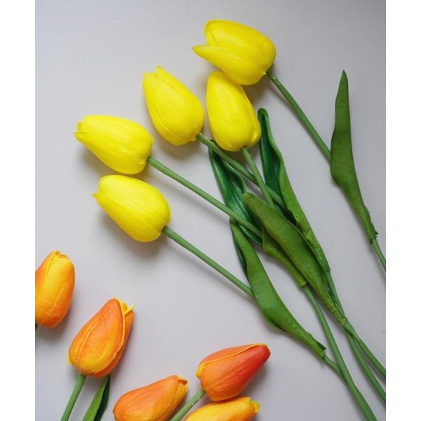 『タイムセール実施中』ZOZO問い合わせ番号:72324787ショップ:Port，ポートブランド:Port，ポート商品名:ふんわり チューリップ 5本セット / 造花 / 韓国風インテリアカテゴリ:インテリア>インテリア雑貨ブランド品...