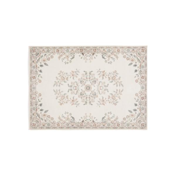 ZOZO問い合わせ番号:72425960ショップ:Francfranc，フランフランブランド:Francfranc，フランフラン商品名:デザインプリントラグ アラベスク S ライトベージュ 床暖房対応 ホットカーペット対応 こたつ対応カテゴ...