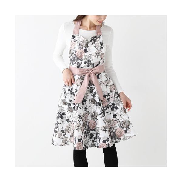 ZOZO問い合わせ番号:72494395ショップ:Francfranc，フランフランブランド:Francfranc，フランフラン商品名:ダスティーフラワー コットン フルエプロン  ピンクカテゴリ:食器/キッチン>エプロンブランド品番...