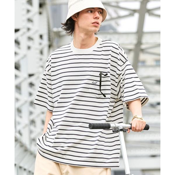 tシャツ 「HECT」Big Border S/S Tee / ビッグシルエットボーダー半袖Tシャツ メンズ レディース
