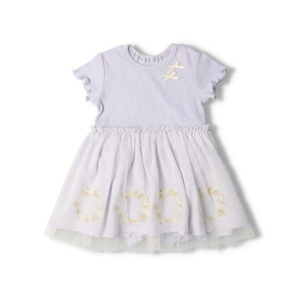 『セール実施中』※このアイテムは返品・交換対象外商品です。ZOZO問い合わせ番号:73252203ショップ:こどもの森e-shop，コドモノモリイーショップブランド:kids zoo，キッズズー商品名:チュールスカートTオール・ロンパースカ...