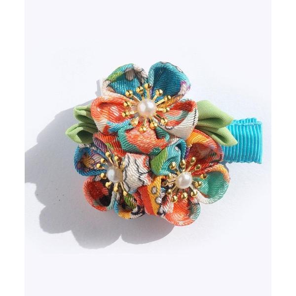 『セール実施中』ZOZO問い合わせ番号:73253830ショップ:Sweet Mommy，スウィートマミーブランド:SweetMommy，スウィートマミー商品名:袴ロンパースとお揃い！つまみ細工 3つ花ベビーヘアアクセサリー  [お祭り 浴...