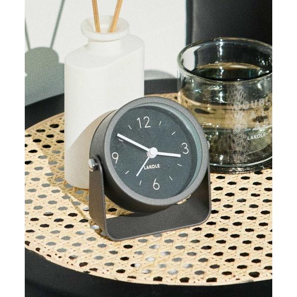ZOZO問い合わせ番号:73449111ショップ:LAKOLE，ラコレブランド:LAKOLE，ラコレ商品名:アングルアジャスト置き時計 / 187235カテゴリ:インテリア>置時計ブランド品番:187235素材:鉄　ABS樹脂　ガラス...