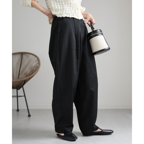 ワイドパンツ パンツ カーブボリュームパンツ / バレルレッグパンツ レディース