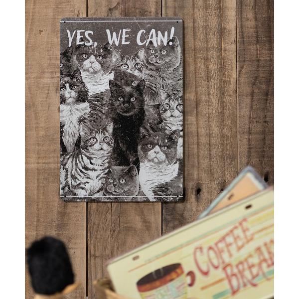 ZOZO問い合わせ番号:73660829ショップ:ABBEY MARKET，アビーマーケットブランド:Jubilee，ジュビリー商品名:猫デザイン アンティーク調  壁掛け レトロサインカテゴリ:インテリア>ポスター/アートブランド品...