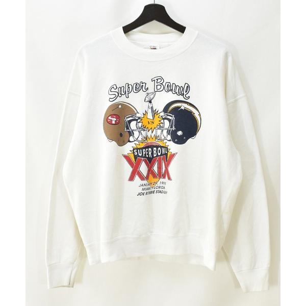 トレーナー スウェット 「ヴィンテージ古着」90's NFL SUPER BOWL XXIX プリント クルーネックスウェット USA製 メンズ レディース