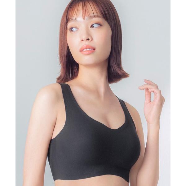 ブラジャー 「綿の贅沢」ノンワイヤーブラ　ハーフトップ