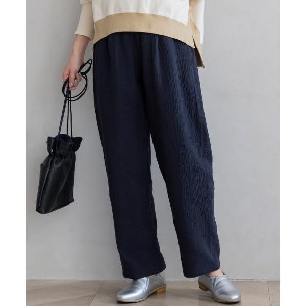 『セール実施中』ZOZO問い合わせ番号:73795115ショップ:FELISSIMO，フェリシモブランド:フェリシモMama，フェリシモママ商品名:Ｍｏｒｅｄｄｅ　綿１００％楊柳ダブルガーゼ素材が気持ちいい　産前産後楽しめるワイドパンツカテ...