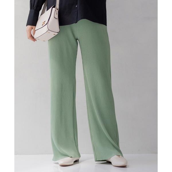 ZOZO問い合わせ番号:73795122ショップ:FELISSIMO，フェリシモブランド:フェリシモMama，フェリシモママ商品名:Ｍｏｒｅｄｄｅ　マタニティから産後も使える　ウエストクロス仕様のプリーツパンツカテゴリ:ママ＆ベビー>...